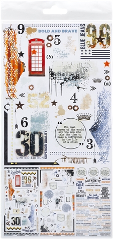 49 and Market Rub-Ons 6x12" - Rust & Revs 2.0