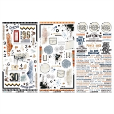 49 and Market Rub-Ons 6x12" - Rust & Revs 2.0