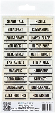49 and Market Epoxy Stickers - Rust & Revs 2.0