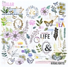 49 and Market Foiled Die-Cut Assortment - Flower Emporium by Vicky Boutin