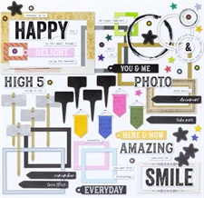 49 and Market Chipboard Basics - Flower Emporium by Vicky Boutin