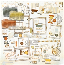 49 and Market Die Cut Elements - Little Dreamers & Little Celebrations