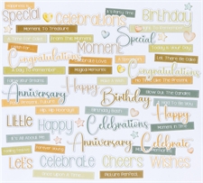 49 and Market Chipboard Words - LIttle Celebrations