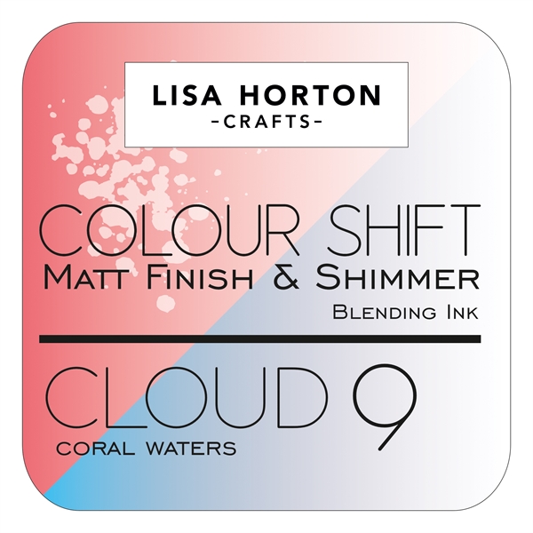 Lisa Horton Crafts Cloud 9 Color Shift Ink Pad - Coral Waters