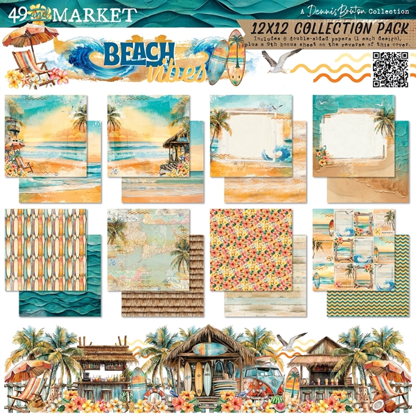 49 and Market Collection Pack 12x12" - Beach Vibe