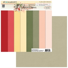 49 and Market Collection Pack 12x12" - Nature\'s Haven SOLIDS