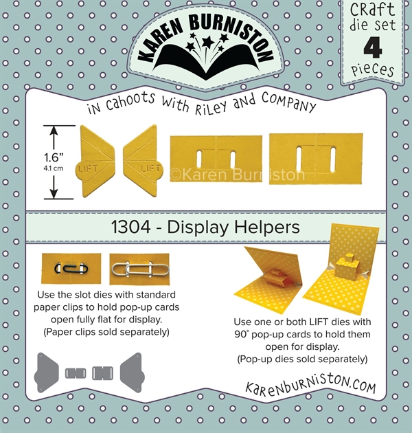 Karen Burniston Die & Stamp - Display Helpers