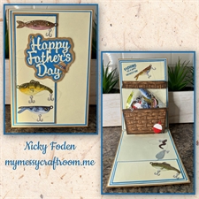 Karen Burniston Die - Fishing Lure Charms