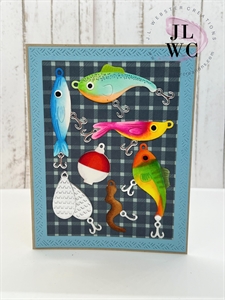 Karen Burniston Die - Fishing Lure Charms