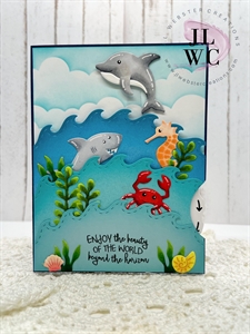 Karen Burniston Die - Leaping Animals