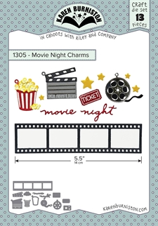 Karen Burniston Die - Movie Night Charms