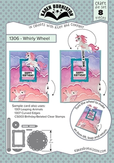 Karen Burniston Die - Whirly Wheel