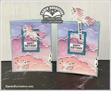 Karen Burniston Clear Stamp - Whirly Wheels Texts