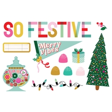 Simple Stories Simple Page Pieces - Hard Candy Christmas (13 pieces)