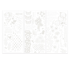 49 and Market Irresistible Rub-Ons - Curiosities 6x12" (3 ark)