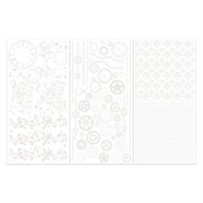 49 and Market Irresistible Rub-Ons - Times 6x12" (3 ark)