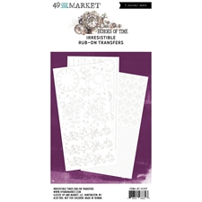 49 and Market Irresistible Rub-Ons - Times 6x12" (3 ark)