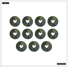 Happy Planner - Discs (ringe) MEDIUM (1.25") - Iron Iridescence