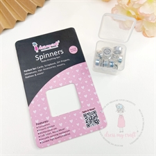 Dress My Craft - Spinners / Transparent (12 stk.)