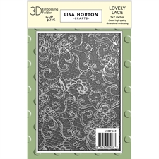 Lisa Horton Crafts Embossing Folder - Lace