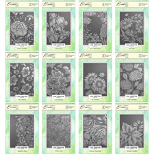 Lisa Horton Crafts Embossing Folder Set - Year in Bloom 2026-Udgaven (12 pcs)