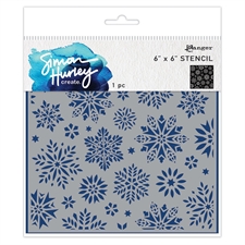 Simon Hurley Stencil - Dazzling Snowflakes