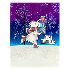 Simon Hurley Clear Stamp Set - Skating