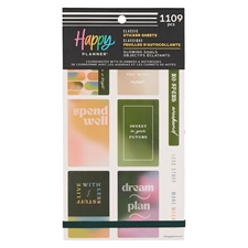 Happy Planner Sticker Value Pack - Glowing Goals