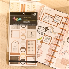 Happy Planner Sticker Value Pack - Neutral Noir