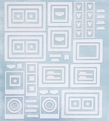 49 and Market Irresistible Die-Cuts - Frames