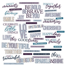 49 and Market Chipboard Sentiments - Plume & Petal