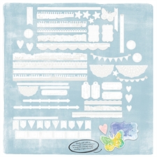 49 and Market Irresistible Die-Cuts - Borders