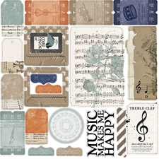 49 and Market All-in-One Kit 12x12" - Perfect Harmony (sæt m. papir og pynt)