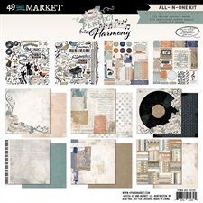49 and Market All-in-One Kit 12x12" - Perfect Harmony (sæt m. papir og pynt)