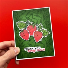 Simon Hurley Clear Stamp Set - Berry Best