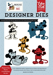 Echo Park Coordinating Die Set - Mouse and Me / Magical Day (til Captain Mouse stempler)