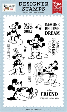 Echo Park Clear Stamps - Mouse and Me / Captain Mouse (Magical Day)