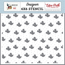 Echo Park Stencil 6x6" - Mouse and Me / Profile