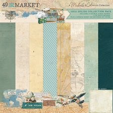 49 and Market Collection Pack 12x12" - Travel Diaries SOLIDS