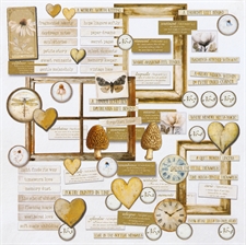 49 and Market Chipboard Set - Faded Memory Lane