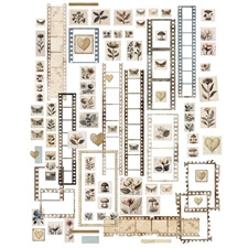 49 and Market Laser Cut Filmstrip & Postage - Faded Memory Lane