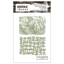 Lisa Horton Crafts Clear Stamp - Muse & Maker / Scratched Surface
