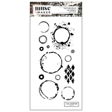 Lisa Horton Crafts Clear Stamp - Muse & Maker / Texture Spills