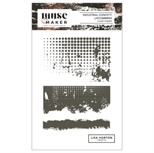 Lisa Horton Crafts Clear Stamp - Muse & Maker / Industrial Confetti