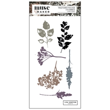 Lisa Horton Crafts Clear Stamp - Muse & Maker / Fractured Foliage