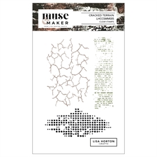 Lisa Horton Crafts Clear Stamp - Muse & Maker / Cracked Terrain