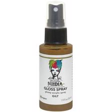 Dina Wakley Media Gloss Spray - Gilt