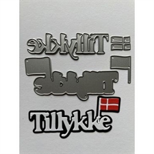 Dies AJ-Design - Tillykke m. Flag