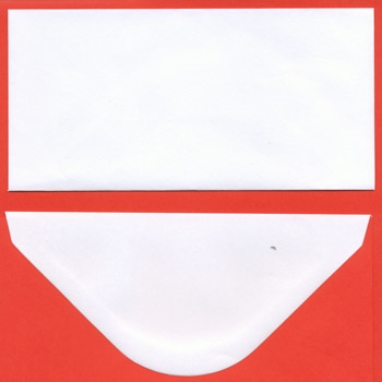 Hvide Kuverter (konvolut) - MINI Slimline - 20 stk.