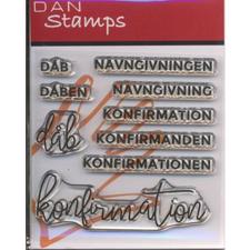 Dan Stamps Clearstamp - Konfirmation og Dåb